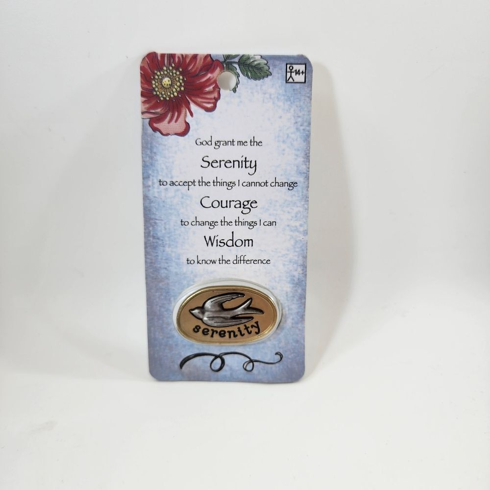Inspirational token. Serenity Prayer